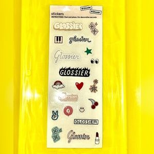 GLOSSIER Stickers Sheet NEW - discontinued - no longer available - rare